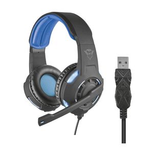 Audifonos Usb Trust Gxt 350 Radius Sonido Envolvente 7.1 Led