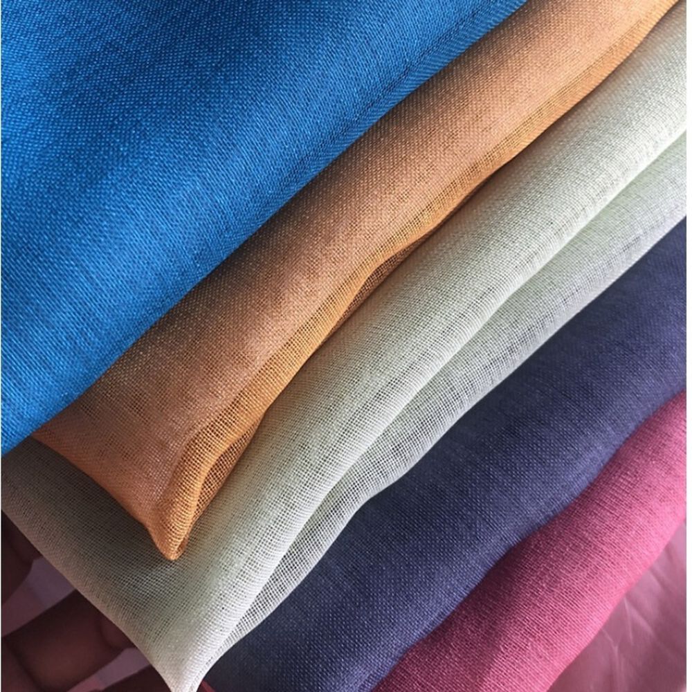 Pack De Visillos En Degrade Tela Tipo Velo Medida 140cm X 230cm Color Morado image number 2.0