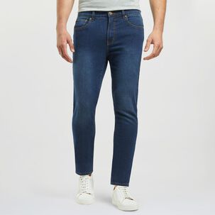 Jeans Regular Tiro Medio Slim Hombre Peroe