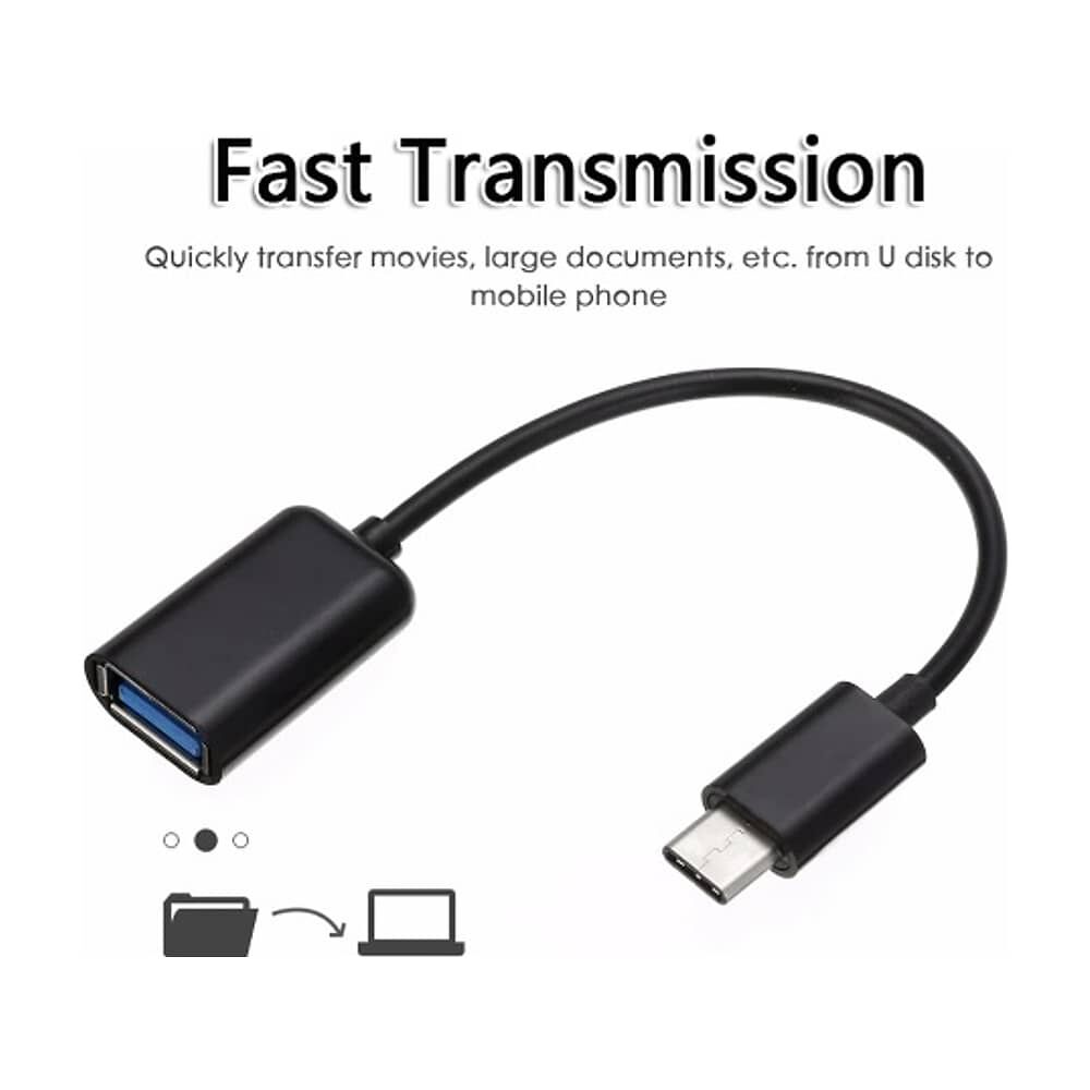 Adaptador Cable Tipo C A Usb Conversor Tipo C Macho A Usb Normal Hembra Celulares image number 2.0