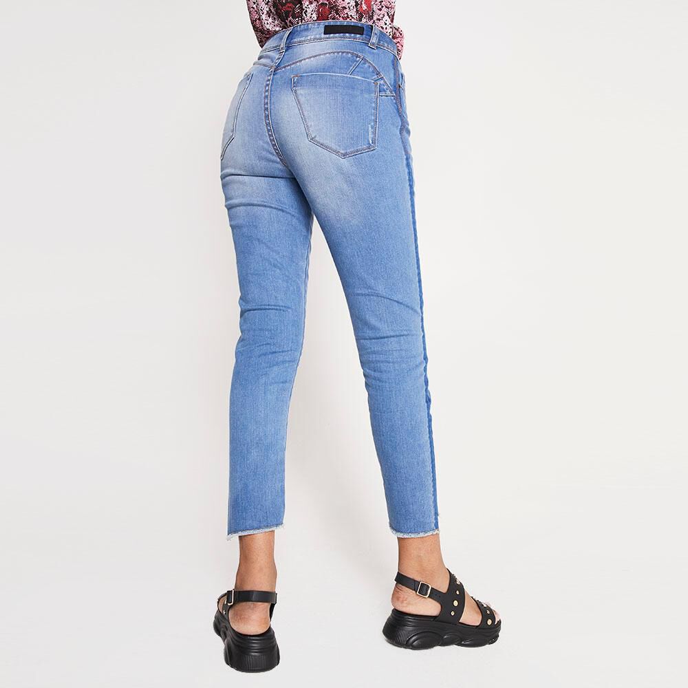Jeans Tiro Alto Skinny Crop Rolly go en Oferta | Hites.com
