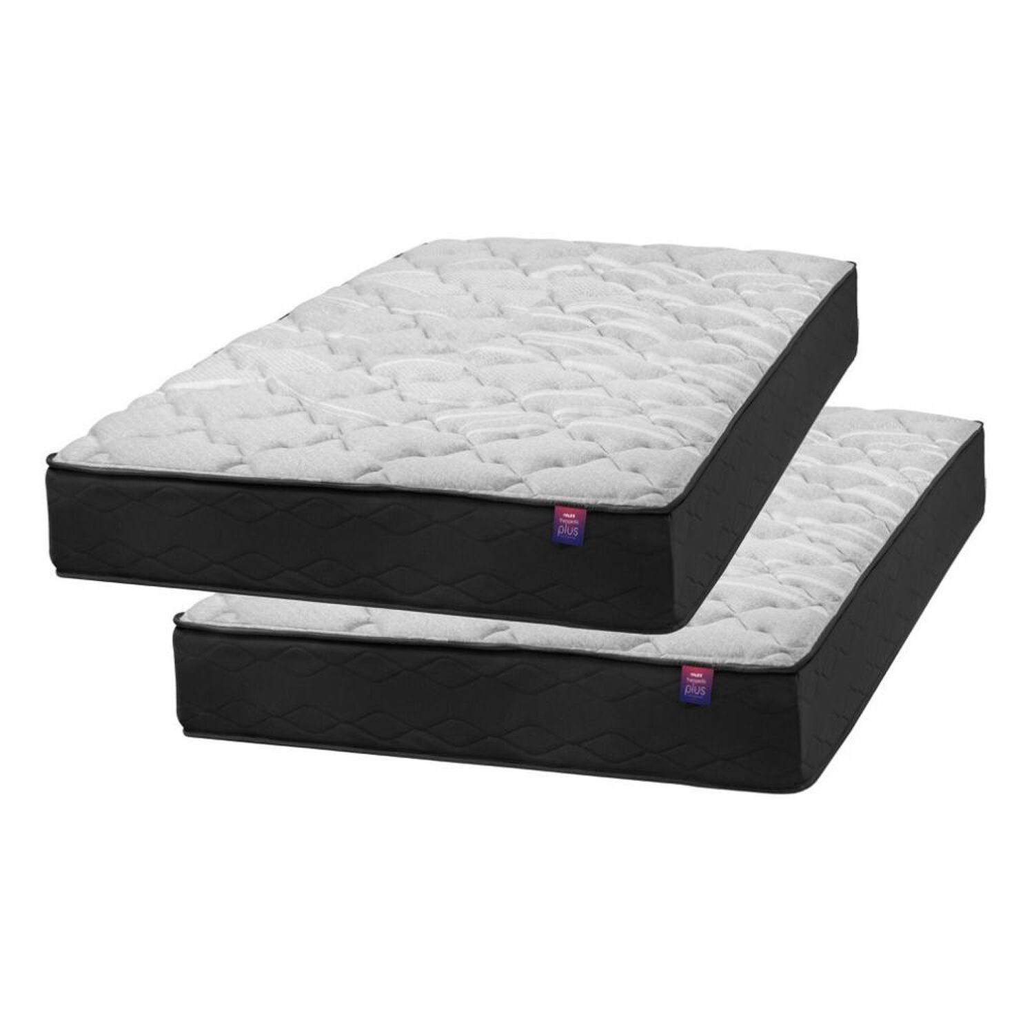 Pack De Colchones Flex Therapedic Plus / 1 Plaza / Base Normal / 190 Cm x 90 Cm image number 0.0