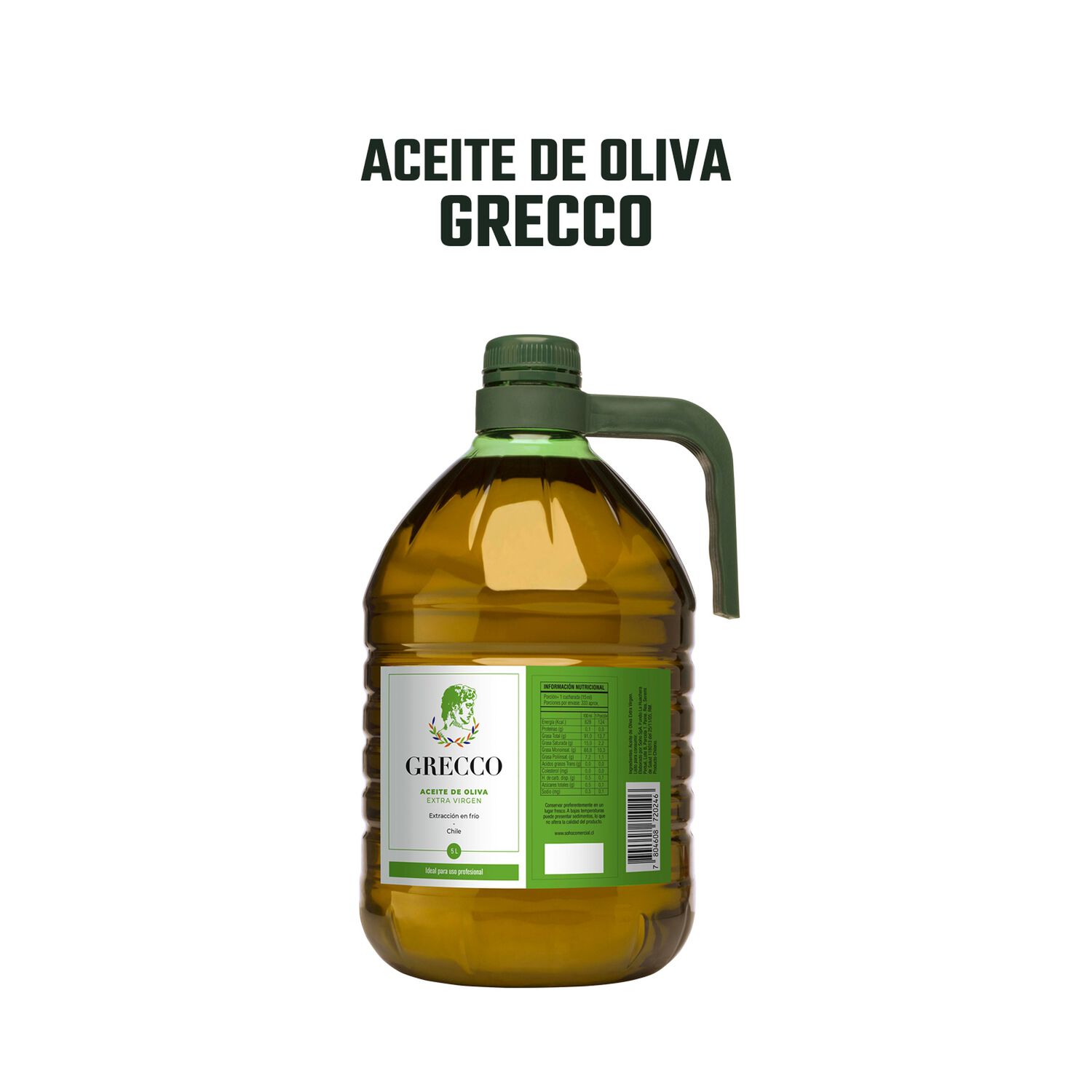 Aceite De Oliva Extra Virgen Grecco 1 X 5000 Ml image number 2.0