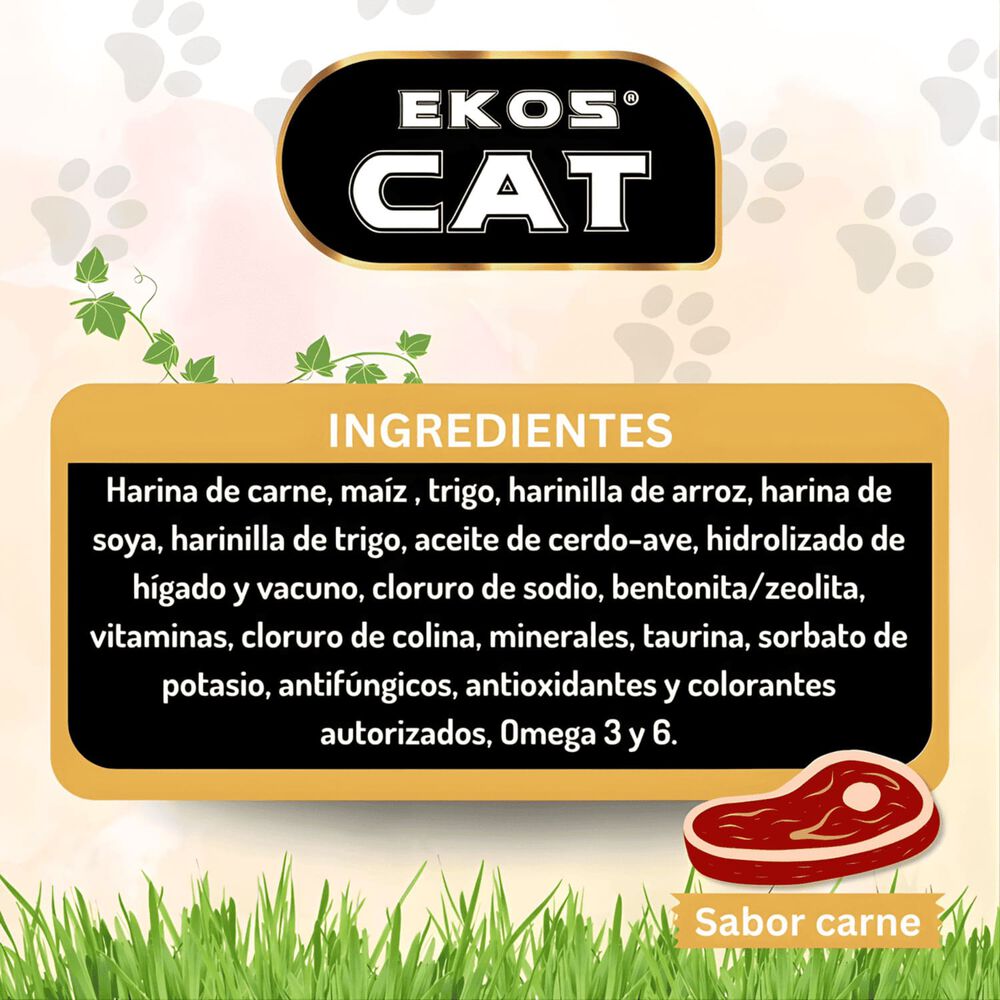 Alimento Para Gato Adulto Ekos Cat 10kg image number 4.0