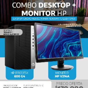 Combo Desktop + Monitor Hp