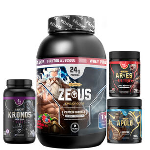 Proteina Complex 1kg Frutos Del Bosque Creatina Apolo 300g Pre Entreno Ares Bcaa Kronos