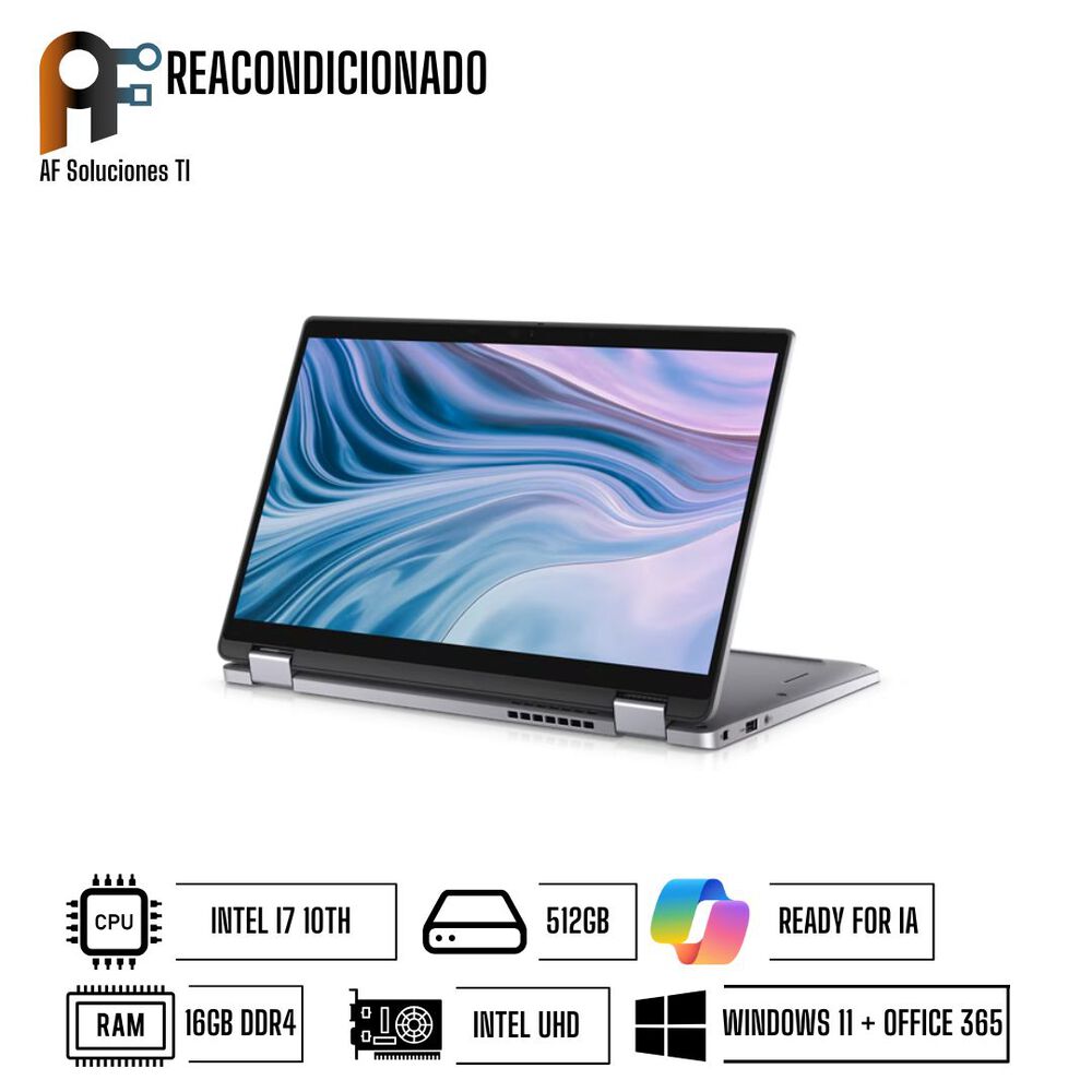 Notebook Dell 7310 Tactil 2 En 1 Performance Windows 11 - Office365 Reacondicionado image number 0.0