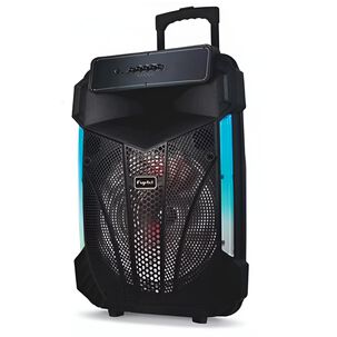 Parlante Karaoke De 15" Rgb Recargable + Micrófono Inalámbrico Bt15l