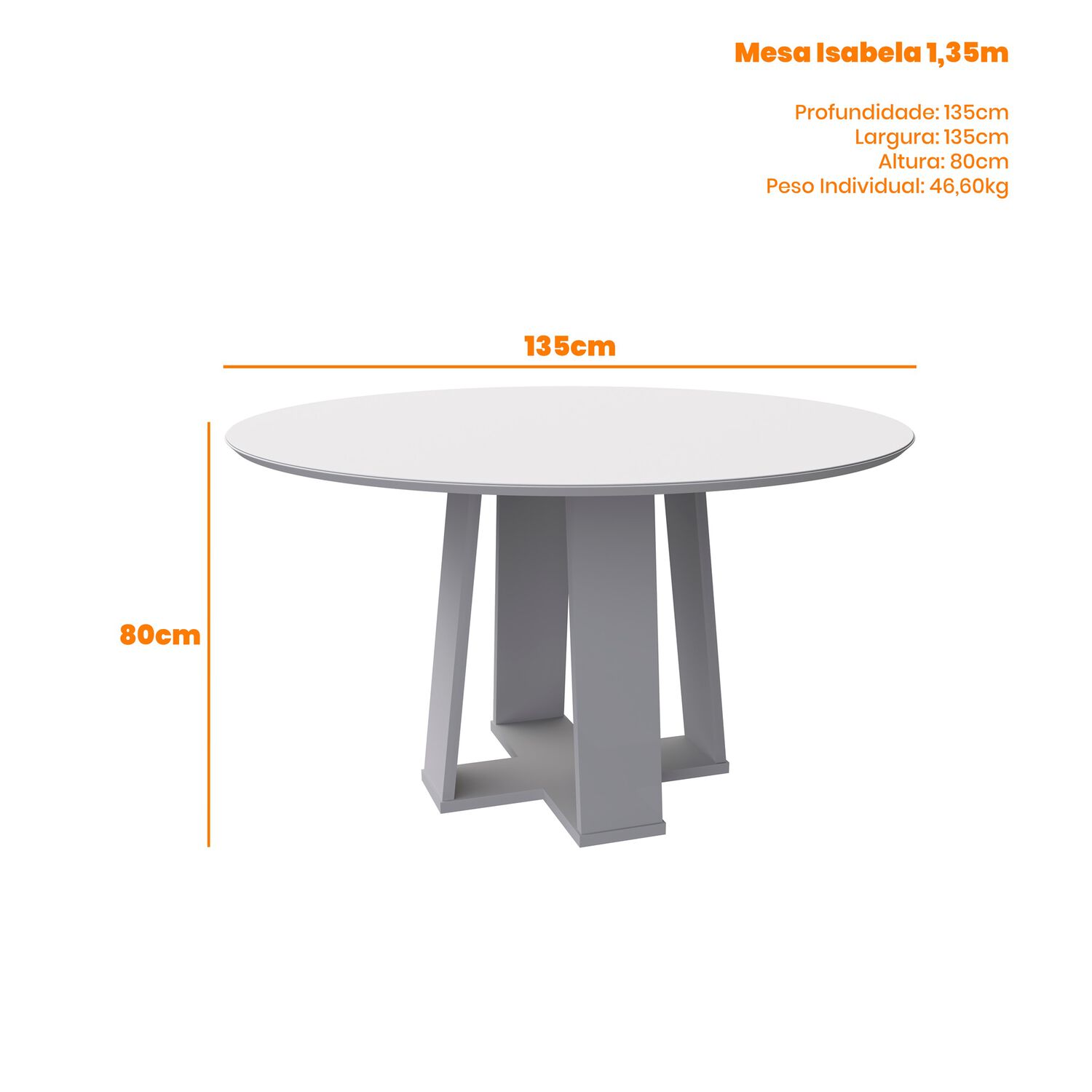 Juego De Comedor Esencia 135x135 Cm Vidrio 6 Sillas Beige image number 2.0