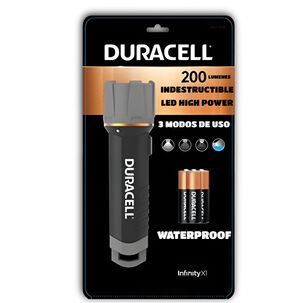 Linterna Led Duracell Flotac Infinity X1 Waterproof 200 Lm