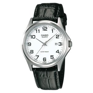 Reloj Mtp-1183e-7b Hombre Analogo Cuero