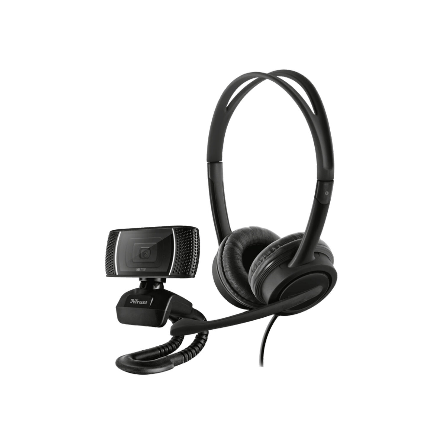 Pack Cámara Web Hd Y Audífonos Videollamadas Doba - Ps