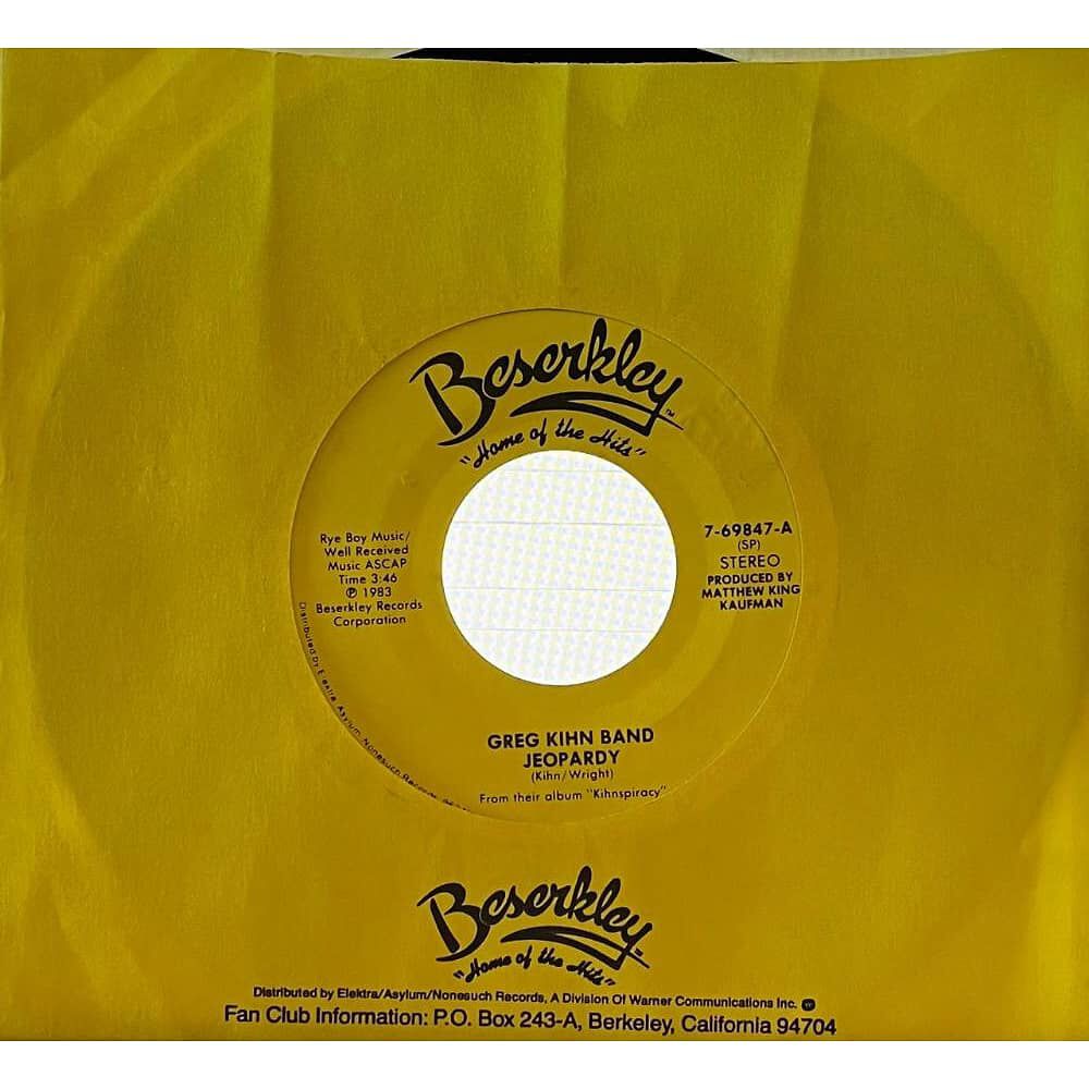 Greg Kihn Band - Jeopardy | 7'' Single Vinilo Usado image number 1.0