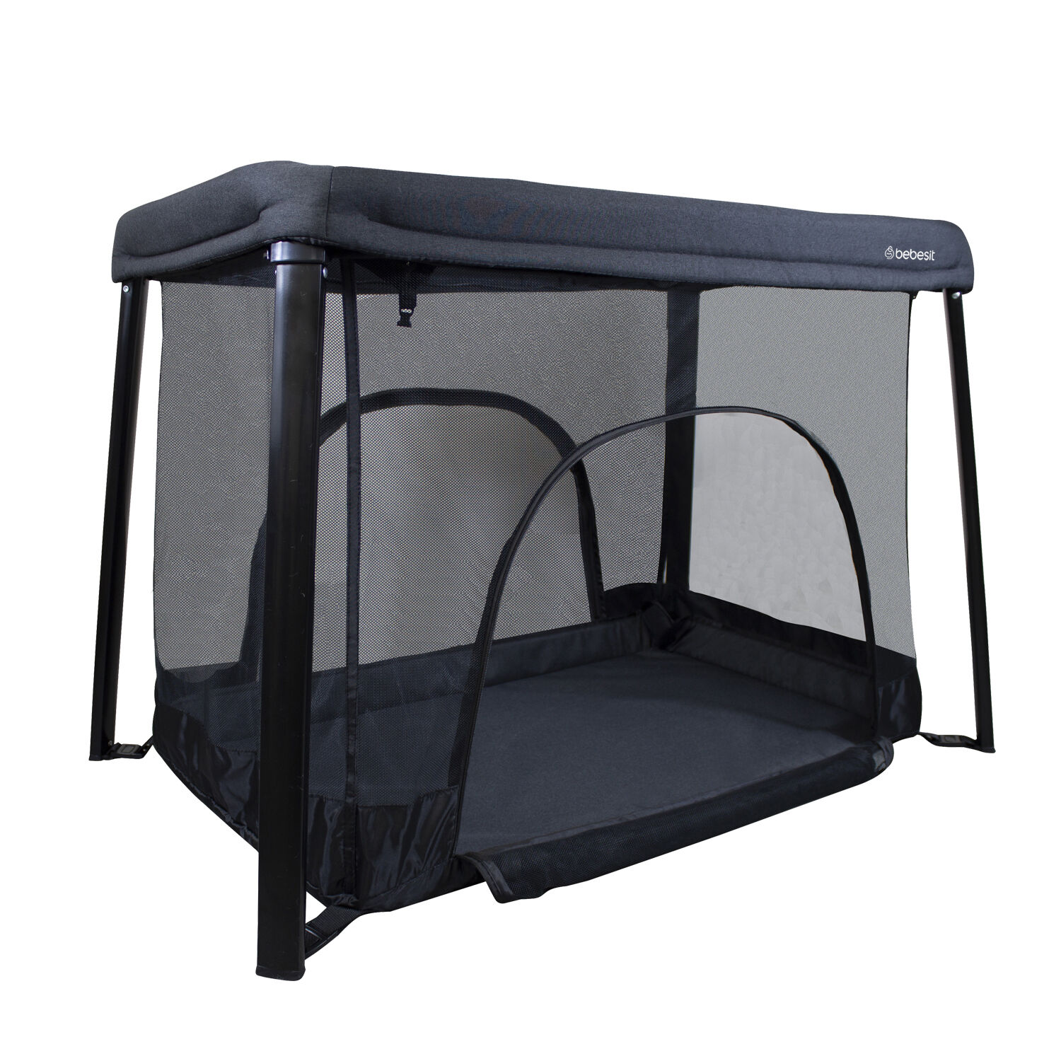 Cuna Corral 3 En 1 Eclipse Safe & Sleep Negro Bebesit image number 1.0