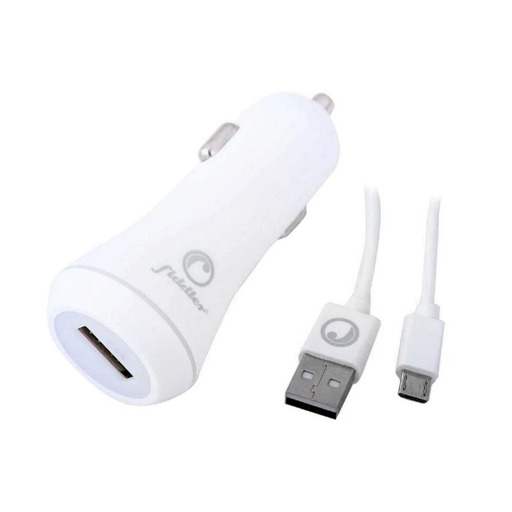 Cargador De Auto 2 Puerto Usb + Cable Micro Usb Fd-c0034 image number 1.0