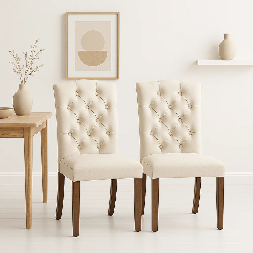 Pack De 2 Sillas De Comedor Acolchada Madera Elegance image number 1.0