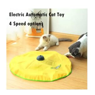 Juguete Interactivo Giratorio Electronico Para Gatos Mascotas