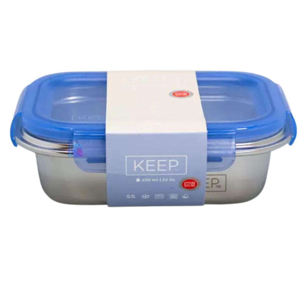 Herm&eacute;tico Keep 650ml Acero + Cubiertos On The Go - Ps image number 3.0