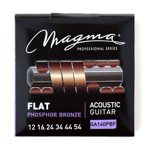 Set Cuerdas Guitarra Acustica Flat Ga140pbf Magma