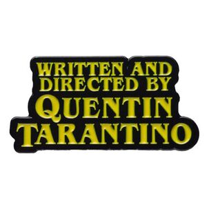 Pin Broche Entretenido Written By Quentin Tarantino