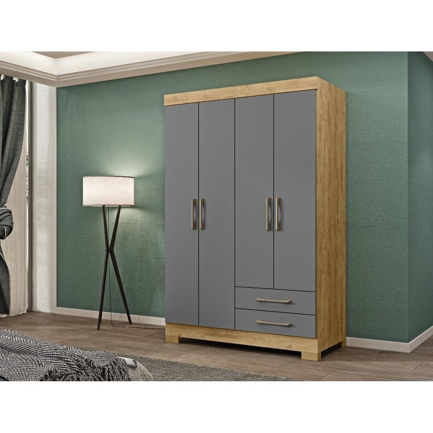 Cl&oacute;set Di Poretti Design Closet Escocia / 4 Puertas, 4 Puertas / 2 Cajones image number 3.0