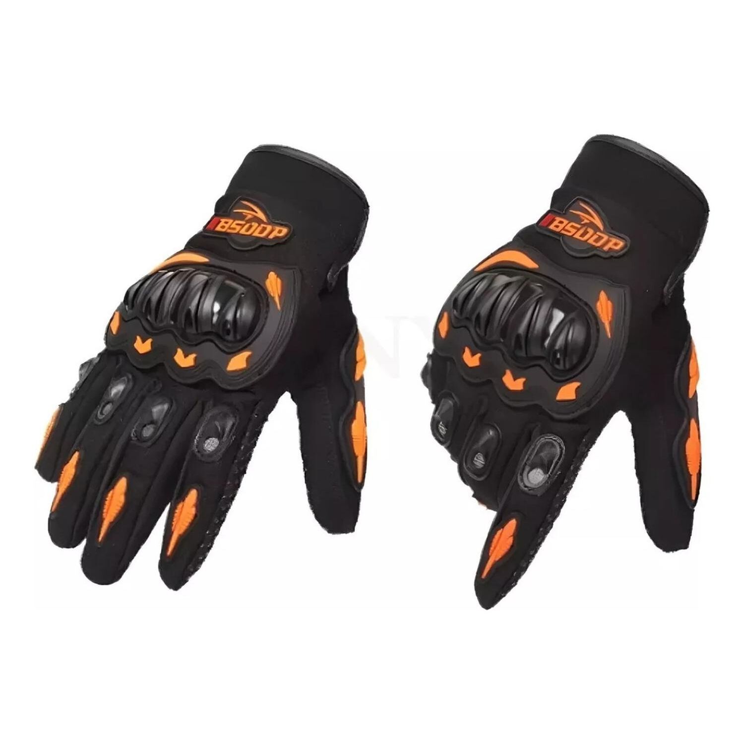 Guante Moto Bicicleta Naranjo Touch Premium image number 1.0