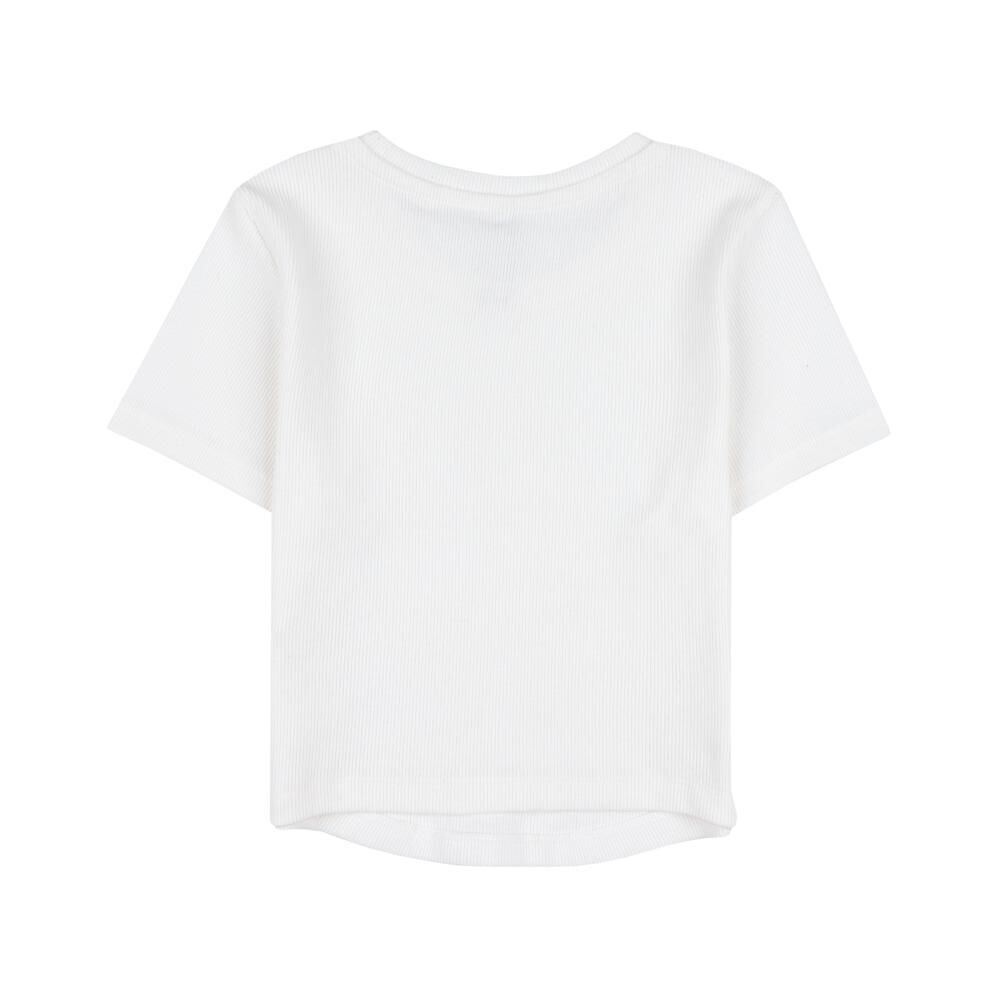 Polera Crop Manga Corta Cuello Redondo Mujer Freedom image number 1.0