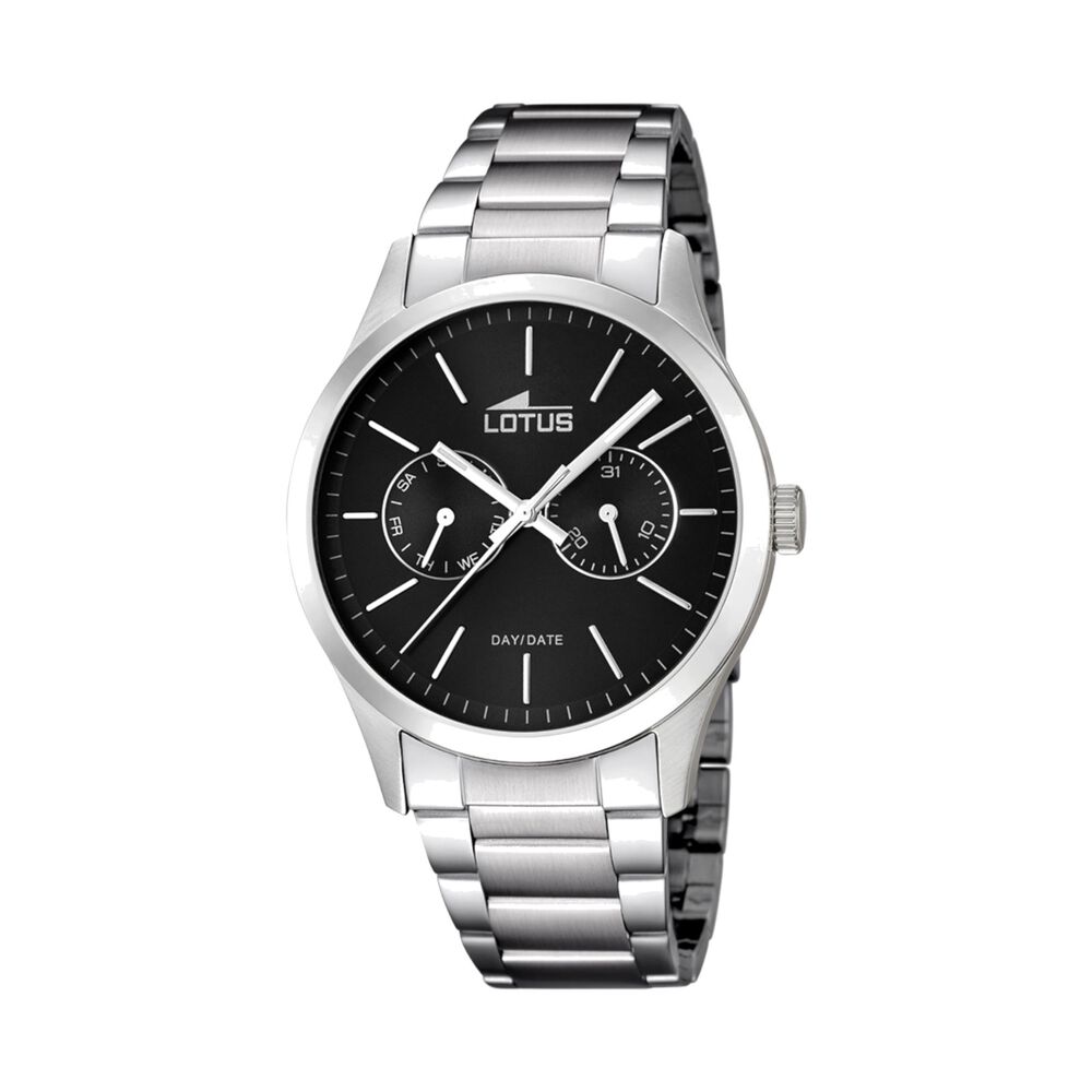 Reloj 15954/3 Lotus Negro Hombre Minimalist image number 0.0