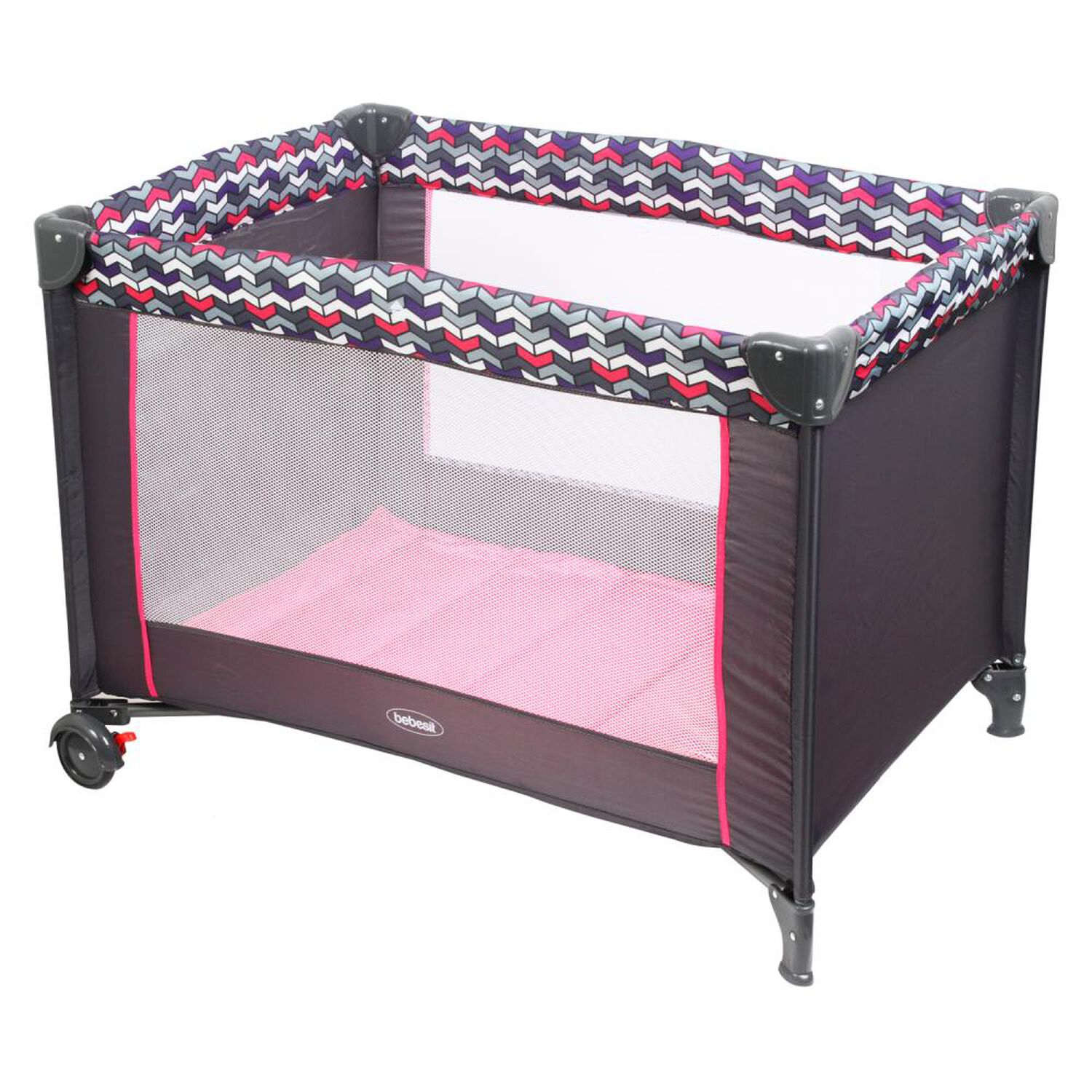 Cuna PyPlay Bebesit Sleepii Rosa image number 1.0