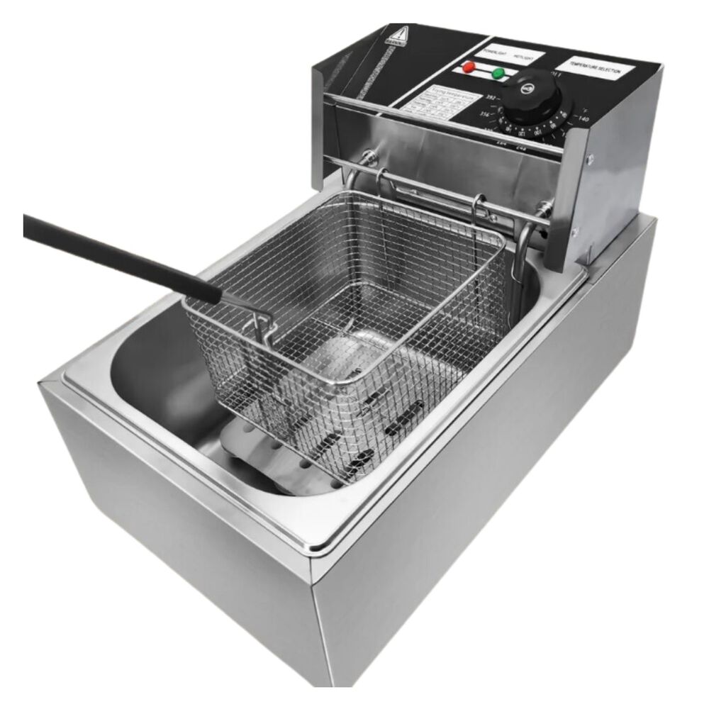 Freidora El&eacute;ctrica 6l Acero Inox 2500w Potente image number 5.0