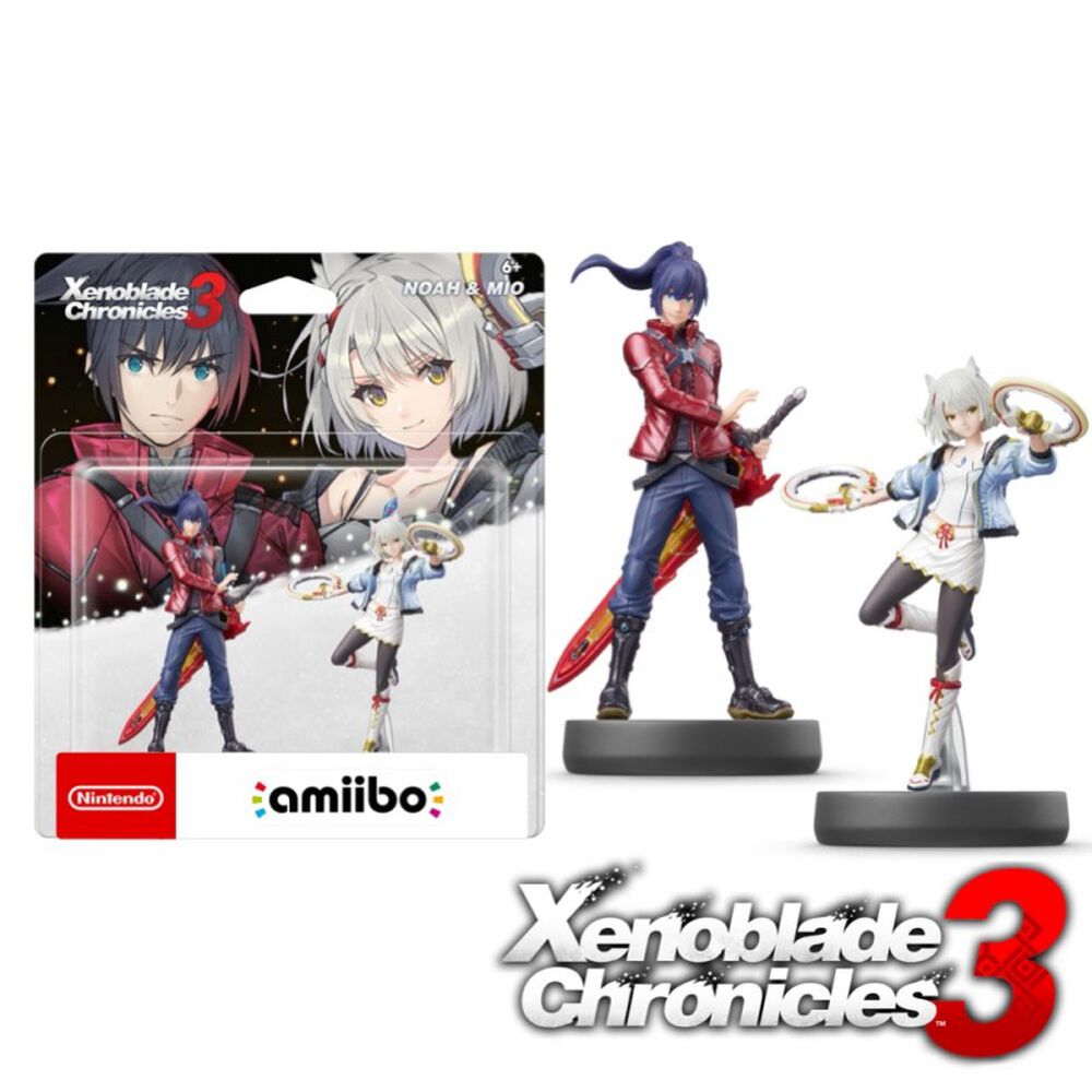 Amiibo Noah Y Mio Xenoblade Chronicles 3 Nintendo image number 0.0