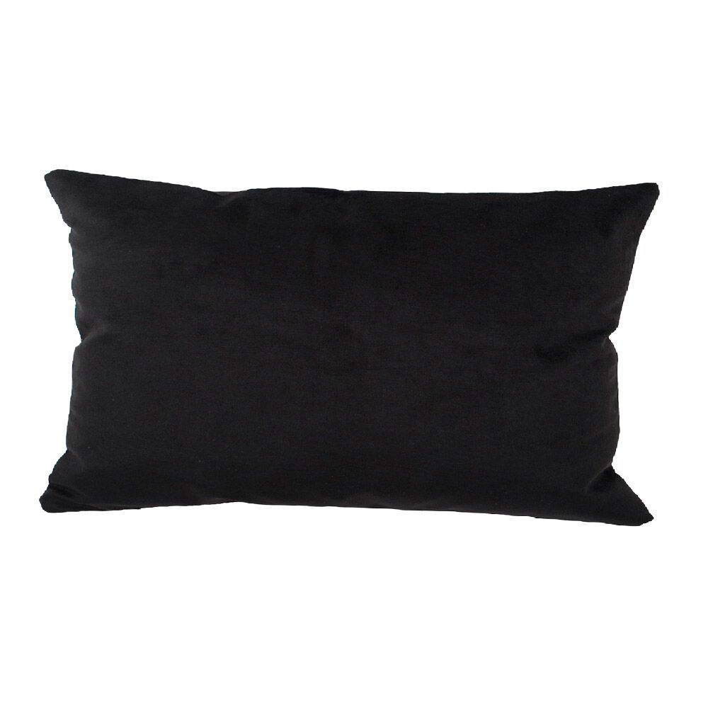 Cojin Felpa New Velvet 30x60 Negro image number 0.0