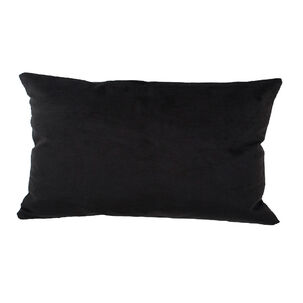 Cojin Felpa New Velvet 30x60 Negro