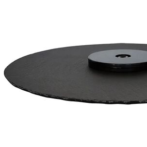 Plato Giratorio Piedra Pizarra Pizza Wayu Alta Durabilidad Cocina