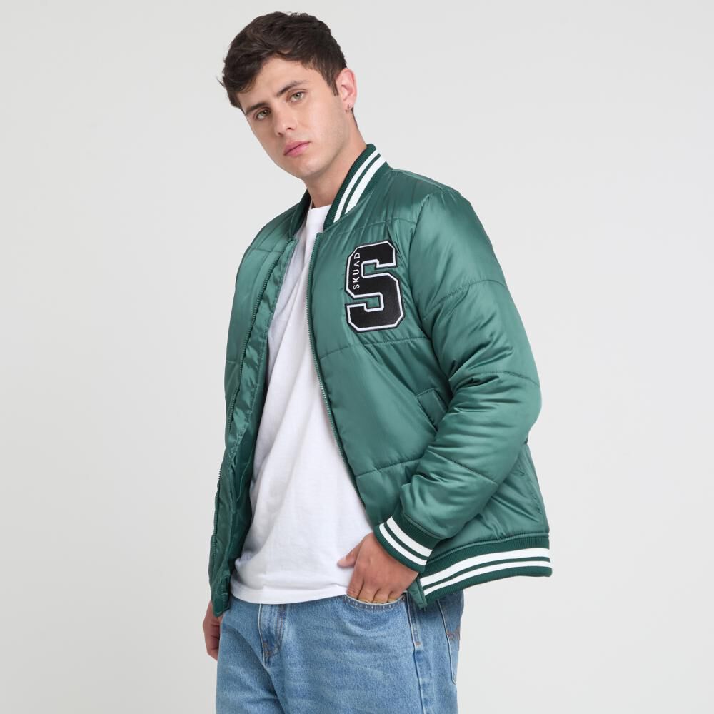 Chaqueta Estampada Slim Cuello Redondo Hombre Skuad image number 2.0