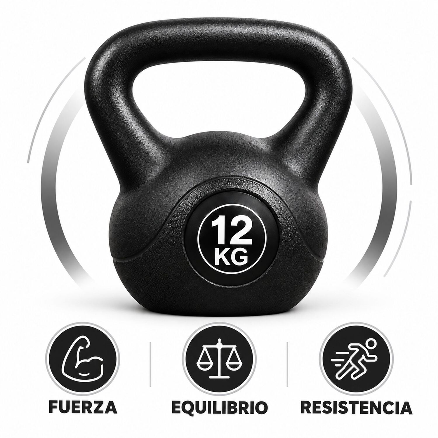 Pesa Rusa Kettlebell 12 Kg Fitness Crossfit Entrenamiento image number 7.0