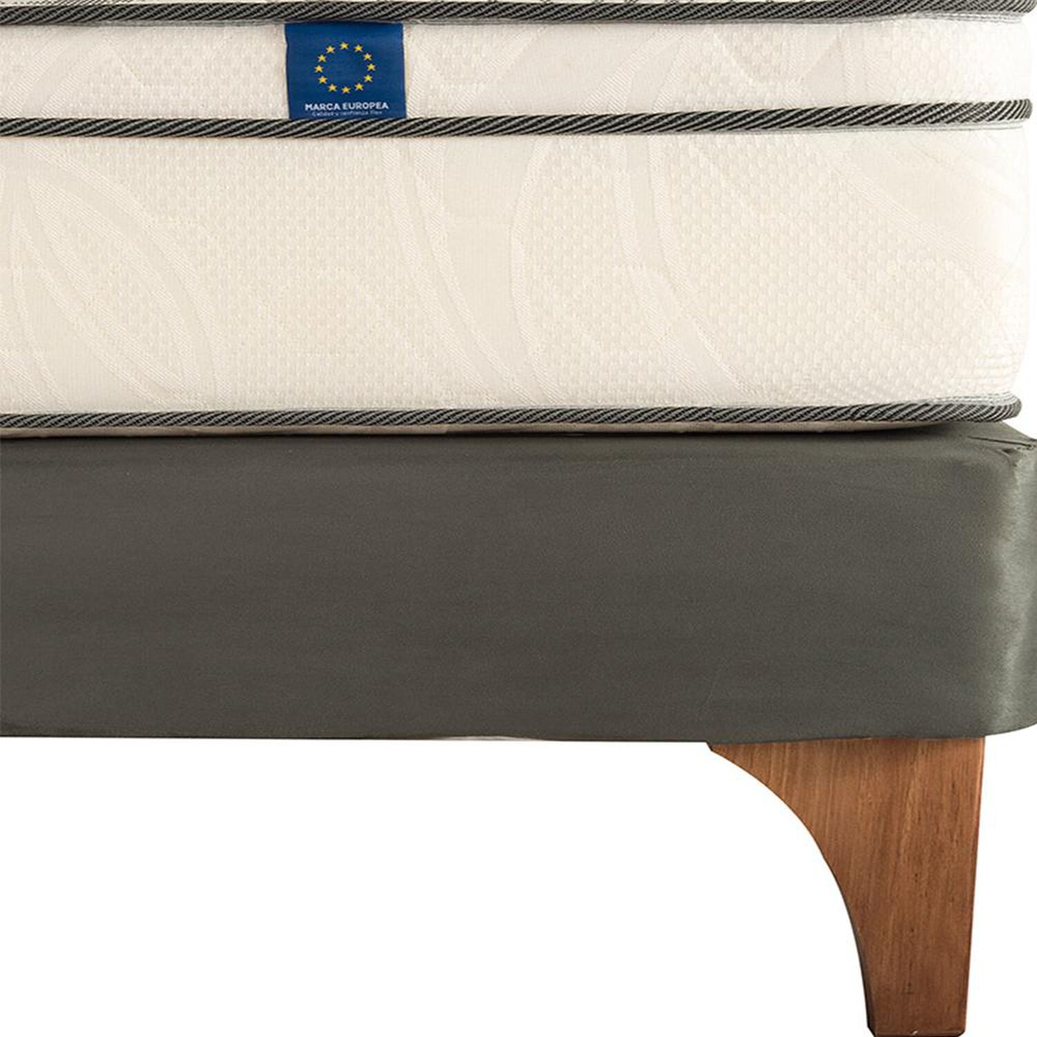 Cama Europea Flex Valencia / 2 Plazas / Base Dividida image number 3.0