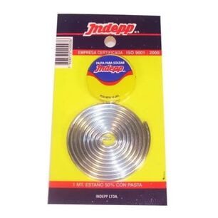 Soldadura Esta&ntilde;o 50% 1 Mt + Pasta Soldar Original Fundente