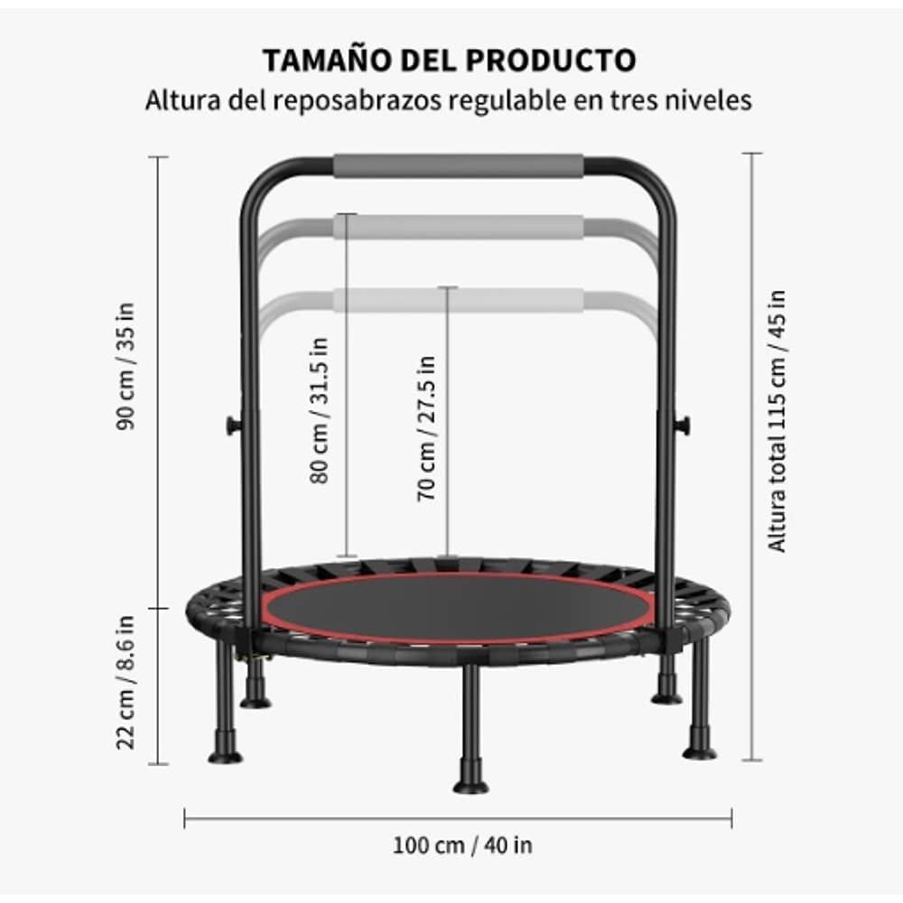 Trampol&iacute;n Aer&oacute;bicos Ejercicio+ image number 2.0