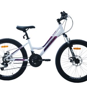 Bicicleta Totem Mtb Aro 24 Modelo Sitara Blanco