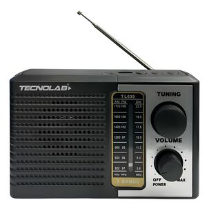Radio Port&aacute;til Am Fm Sw Usb Tf Recargable - Ps