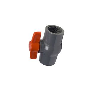V&aacute;lvula De Bola Pvc 1-1/2" 50 Mm Compacta Hilo Flowmak
