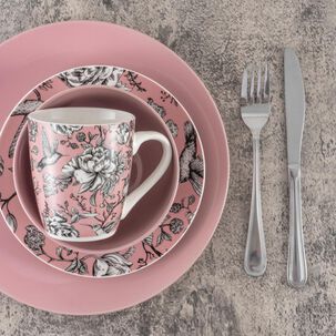 Juego De Vajilla Belle Noite Lirio / 24 Piezas / 6 Personas