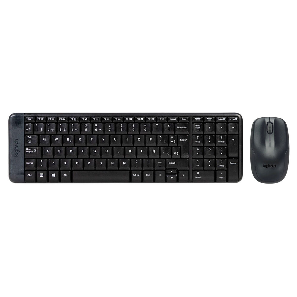 Kit Teclado Y Mouse Inalambrico Logitech Mk220 Usb Español image number 1.0