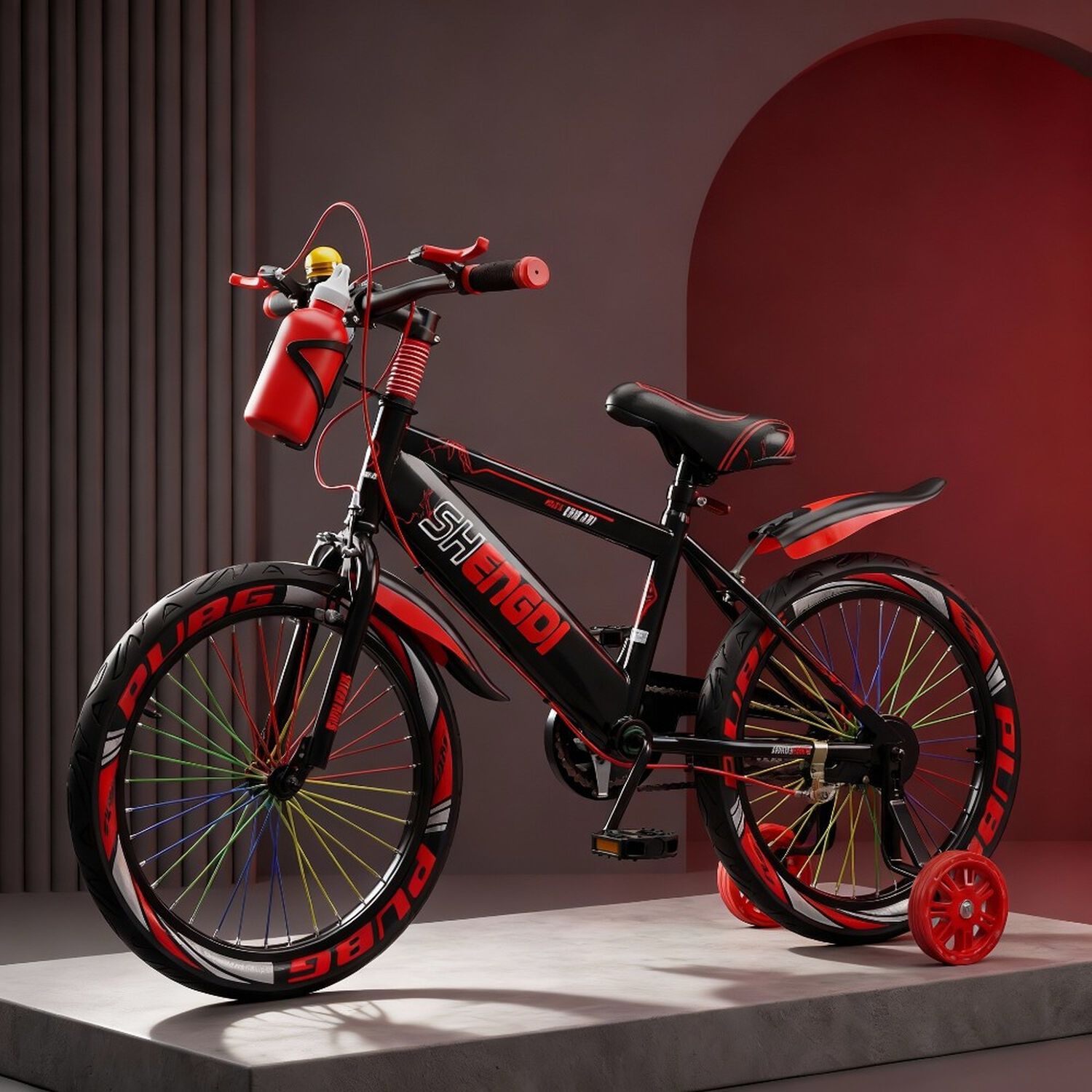 Bicicleta Infantil Veloflash Aros Ni&ntilde;o Ni&ntilde;a Con Botella image number 0.0