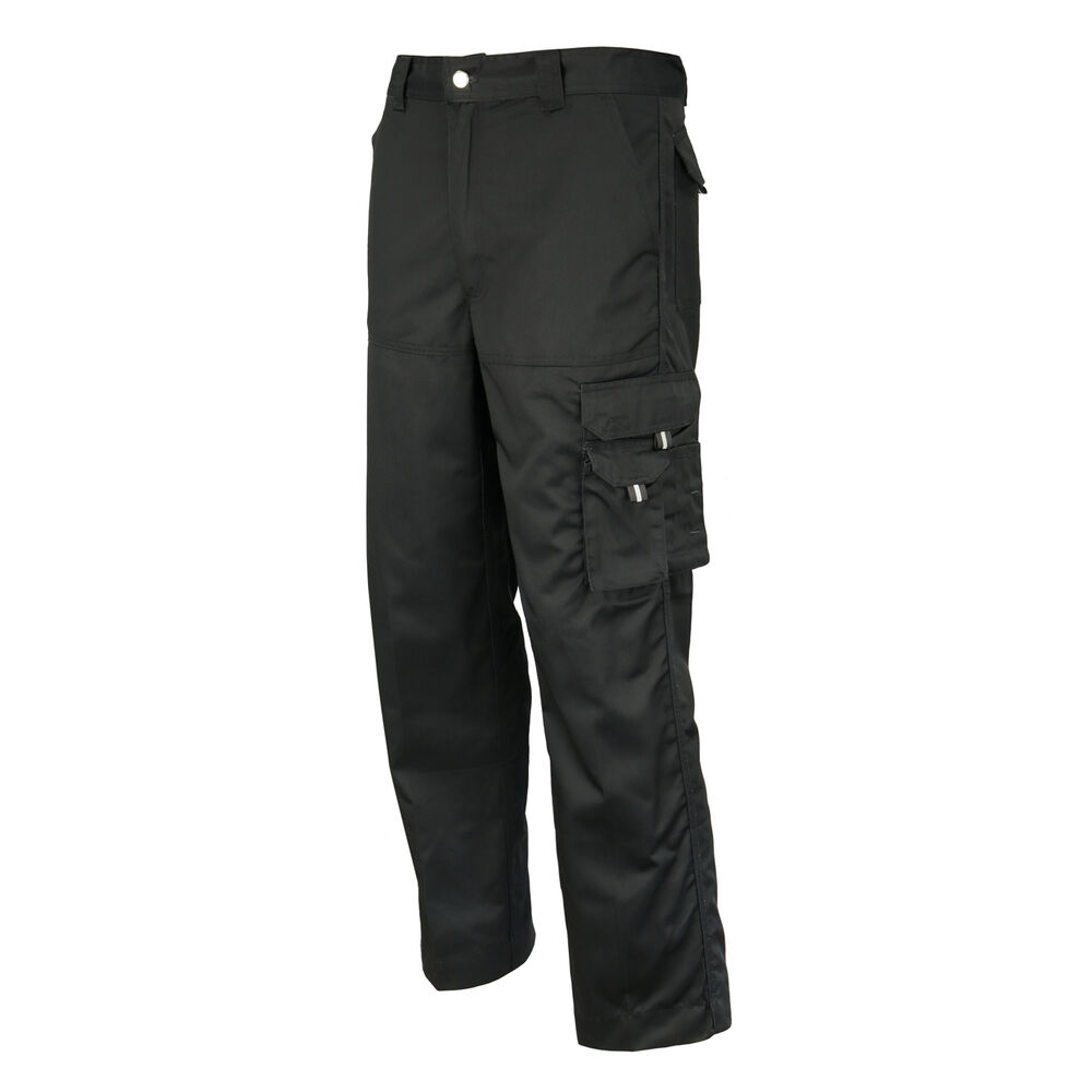 Pantalón Cargo Hombre Negro Upf50 image number 2.0