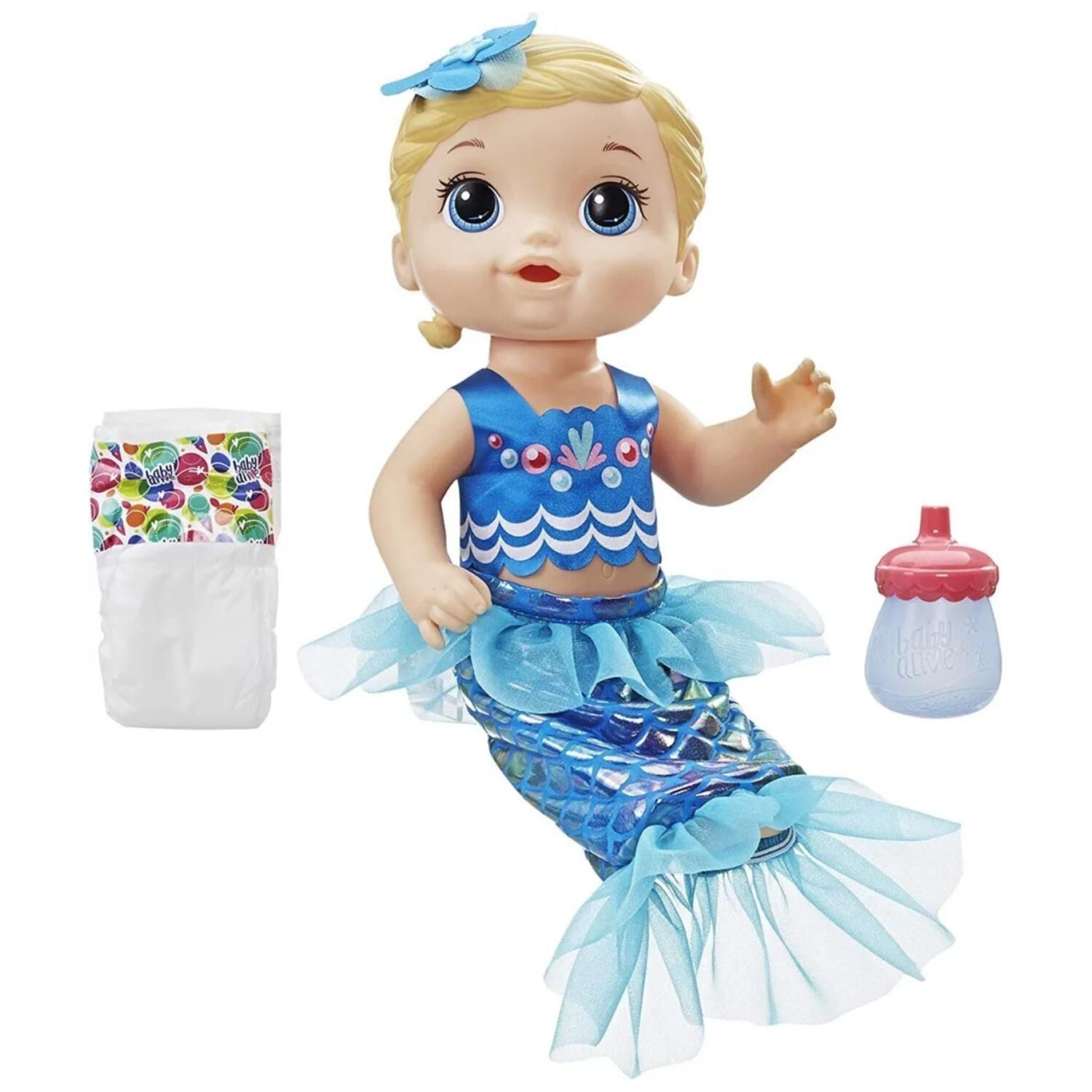Juguete Mu&ntilde;eca Sirena Rubia Infantil Baby Alive Hasbro image number 0.0