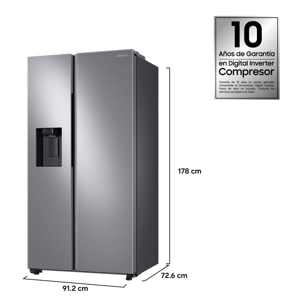 Refrigerador Side By Side Samsung Rs60t5200s9zs / No Frost / 628 Litros / F image number 3.0