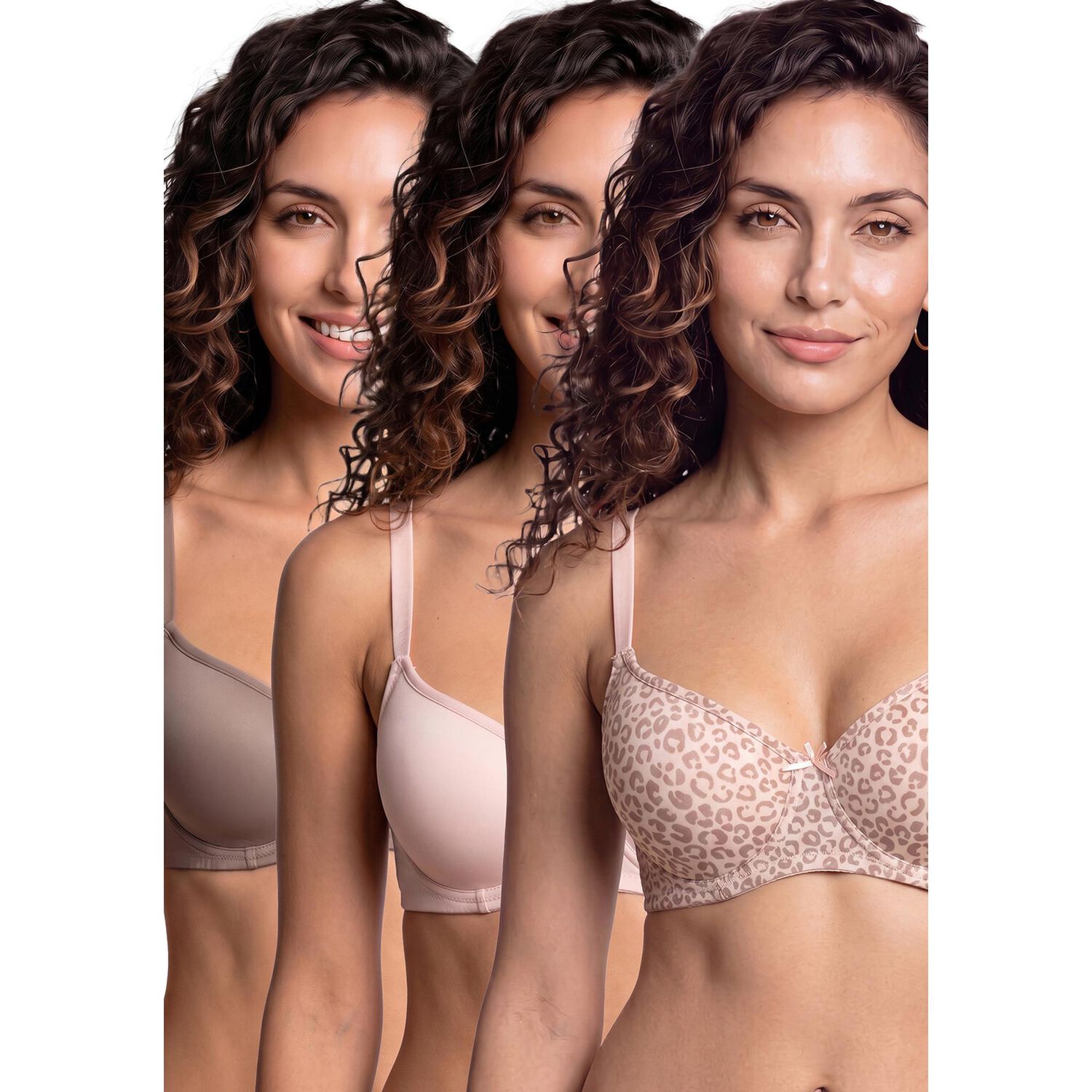 Pack 3 Sostenes Soft Mujer Kayser P350024-caf5 image number 0.0