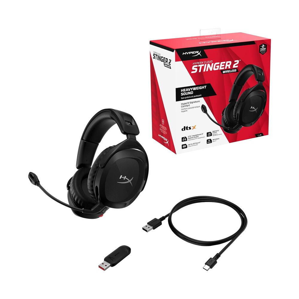 Audífonos Hyperx Cloud Stinger 2 Wireless Usb Negro image number 7.0